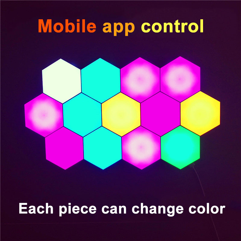 Smart Hexagon LED Wall Lights
