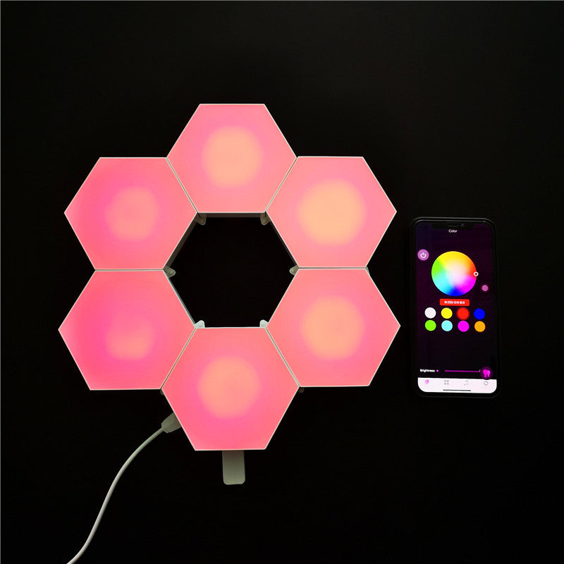 Smart Hexagon LED Wall Lights