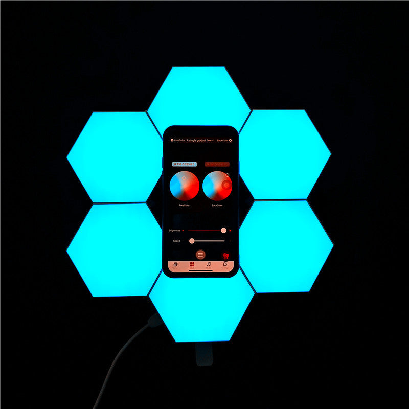 Smart Hexagon LED Wall Lights