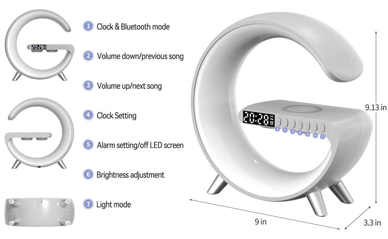 G-Shaped LED Atmosphere Lam